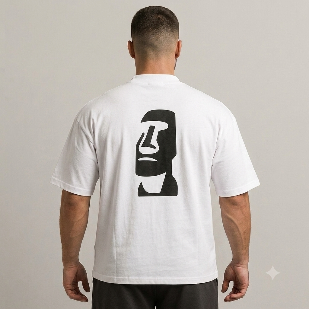 Playera Moai